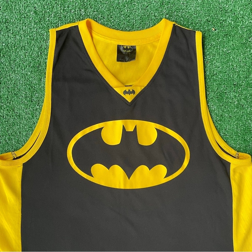 Vintage Batman Black and Yellow Sleeveless Tank Top